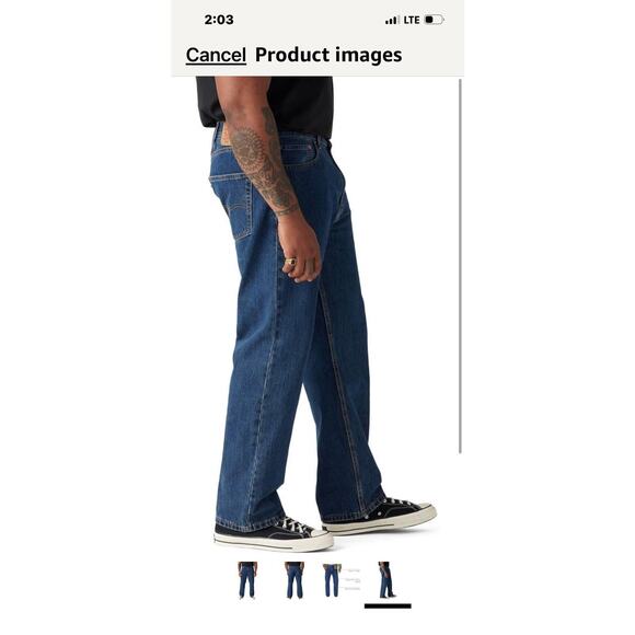 NWT LEVI'S 505 REGULAR FIT STRAIGHT NEW MEN'S JEANS SIZE 42X30 - Picture 3 of 11